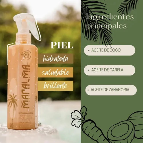 Tónico Bronceador de Zanahoria y Canela